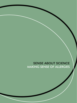 Making sense of allergies - British Society for Immunology
