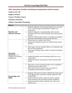 Science-Hazardous Weather