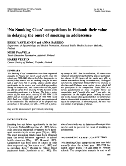 No Smoking Class - Oxford Academic