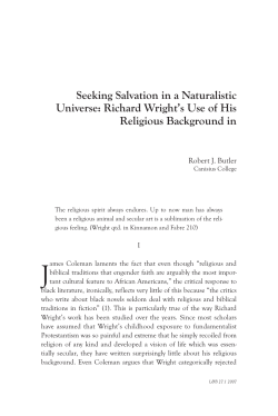 Seeking Salvation in a Naturalistic Universe