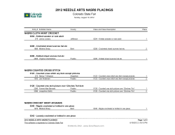 2012 needle arts nasr8 placings