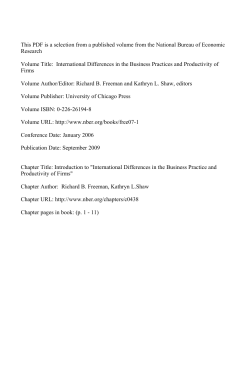 International Differences in the Business Practices and