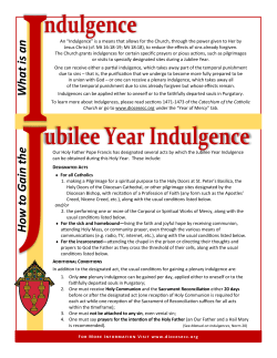 Manual on Indulgences