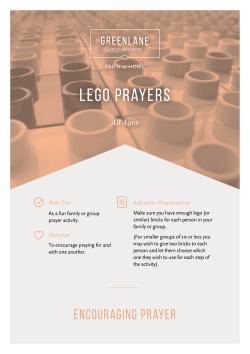 Lego Prayers