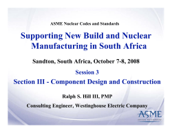 ASME Section III, Div 1