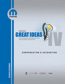 great ideas - Mopar Dealer Site