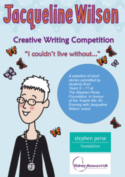 A selection of short stories submitted by students