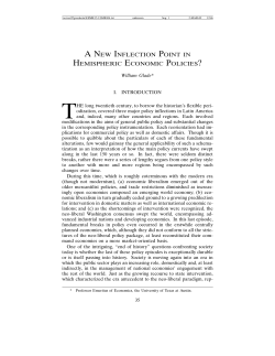 a new inflection point in hemispheric economic policies?