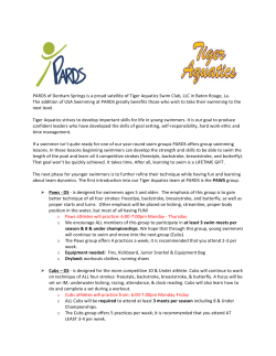 PARDS of Denham Springs is a proud satellite of Tiger Aquatics