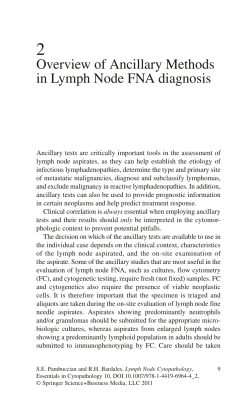 Overview of Ancillary Methods in Lymph Node FNA