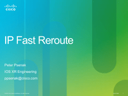 IP Fast Reroute