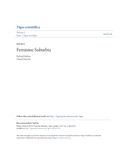 Feminine Suburbia - TigerPrints