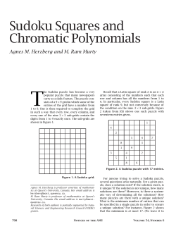 Sudoku Squares and Chromatic Polynomials