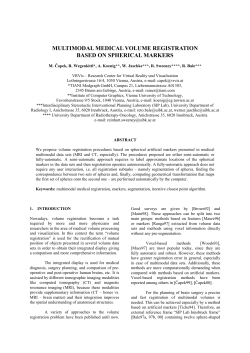 multimodal medical volume registration based on spherical