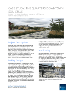 Quarters Soil Cells Study