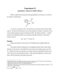 Experiment 33 khp