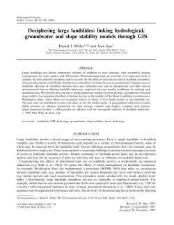 Deciphering large landslides: linking hydrological, groundwater and