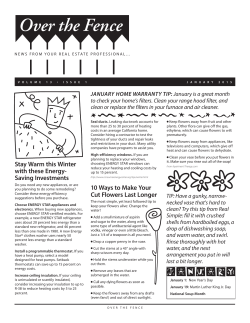 Over the Fence - Fidelity National Home Warranty