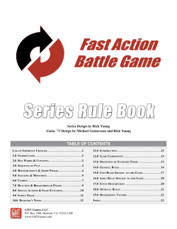 FAB Golan Series Rules