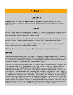 SONAR - IDC Technologies