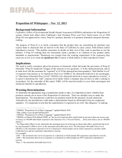 California Proposition 65