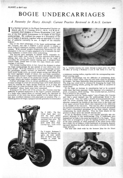 bogie undercarriages