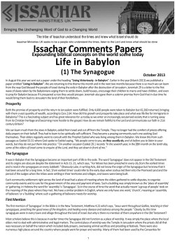 Life in Babylon - Issachar Ministries