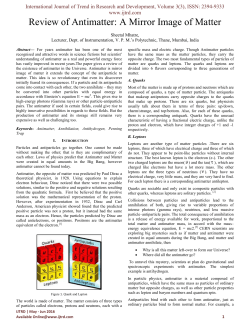 Review of Antimatter: A Mirror Image of Matter