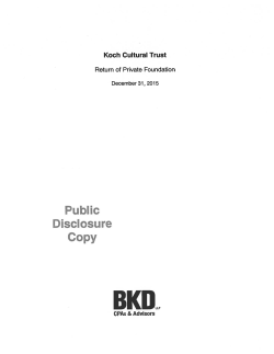 Return of Private Foundation