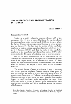 the metropolitan administration in turkey