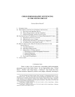 child pornography sentencing in the sixth circuit