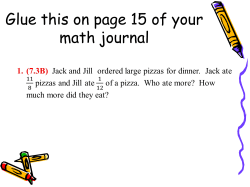 6.4 Adding and Subtracting Mixed Numbers