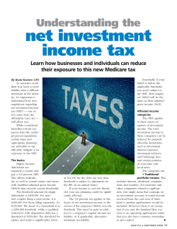 Understanding the Net Investment Income Tax