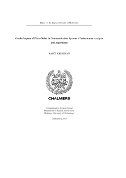 On the Impact of Phase Noise in Communication Systems