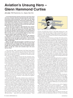 Aviation`s Unsung Hero &ndash; Glenn Hammond Curtiss