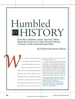 Humbled by History - Suffolk County Community College