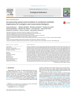 Incorporating spatial autocorrelation in rarefaction methods