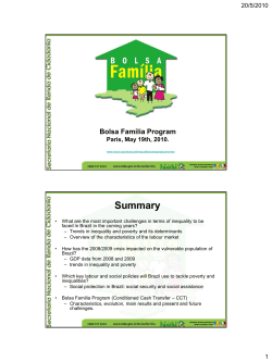 Bolsa Familia Program