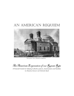 AN AMERICAN REqUIEM - Corpus Christi Watershed