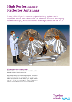 High Performance Reflector Antennas