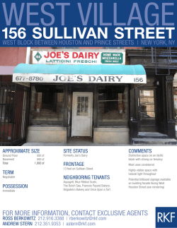 156 sullivan street