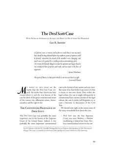 The Dred ScottCase