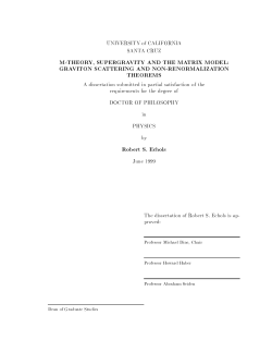 My Ph.D. Thesis