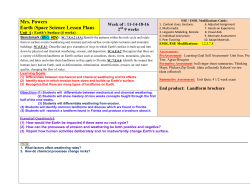 Lesson Plans 11-14-18