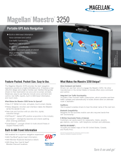 Magellan&reg; MaestroTM 3250