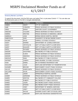 G - Maryland State Retirement and Pension System
