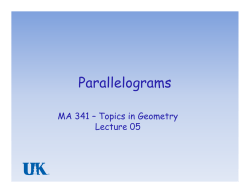 Parallelograms