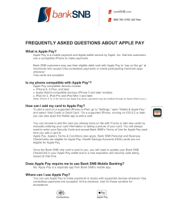 frequently asked questions about apple pay