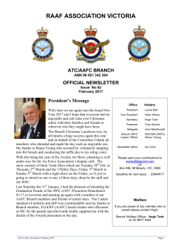 ATC/AAFC Newsletter February 2017