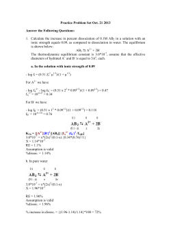 Practice Problem Set Oct 21 2013 answers